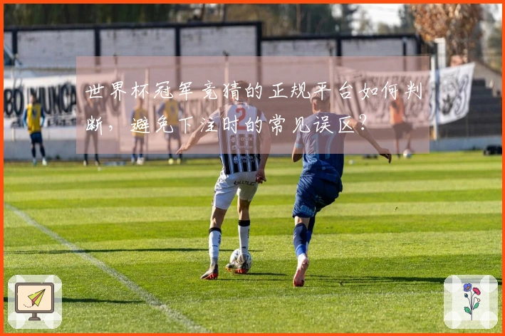 世界杯冠军竞猜的正规平台如何判断，避免下注时的常见误区？